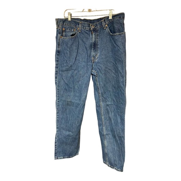 Levi's 550 Relaxed Fit Jeans Mens 38x32 Med Wash 100% Cotton Tapered Leg Denim - Picture 2 of 4